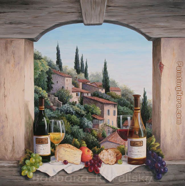 Still Life In The Italian Hills painting - Barbara Felisky Still Life In The Italian Hills art painting